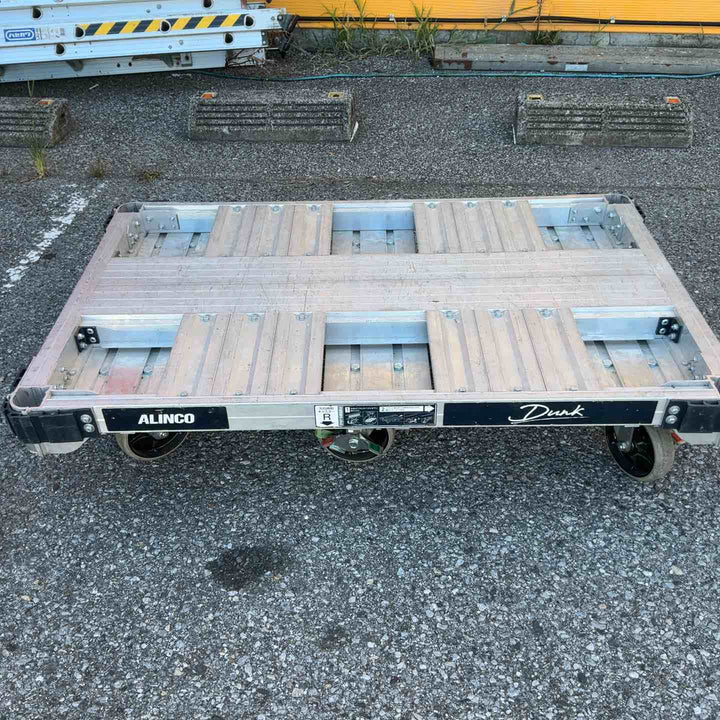 【店頭受取り限定】台車 6輪 1t 平台車 ダンク MTR1000 750x1200mm アルミ製 方向規制機能付 最大積載質量1000kg【草加店】