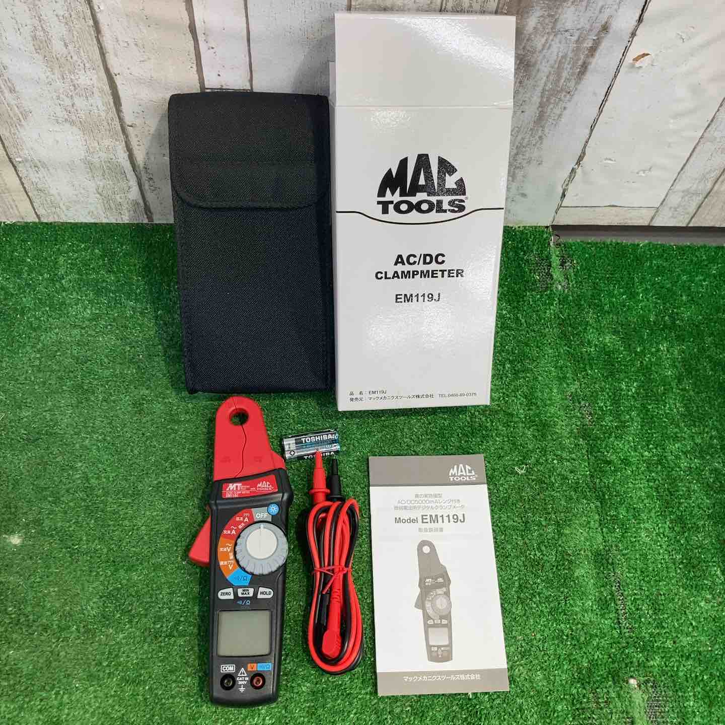 MACTOOLS AC/DCクランプメータ EM119J【町田店】 – アクトツール