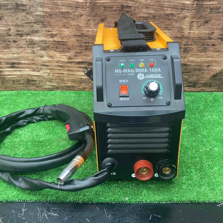 HAIGE(ハイガー) 半自動溶接機 HG-MAG/MMA-100A【川越店】