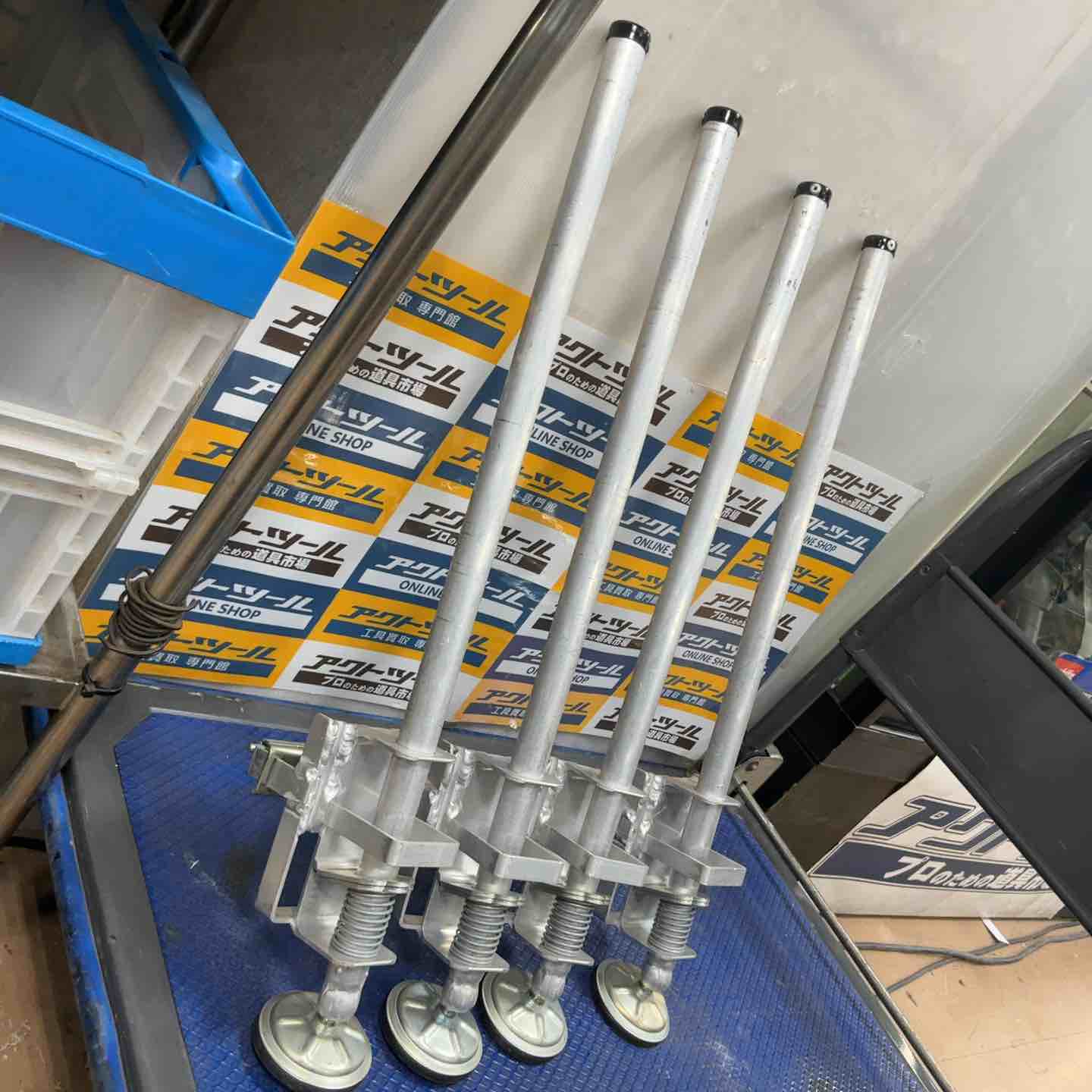 ◇スリーセブン(777) 安全ストッパー 角フレーム脚立用 S-3AL (4本