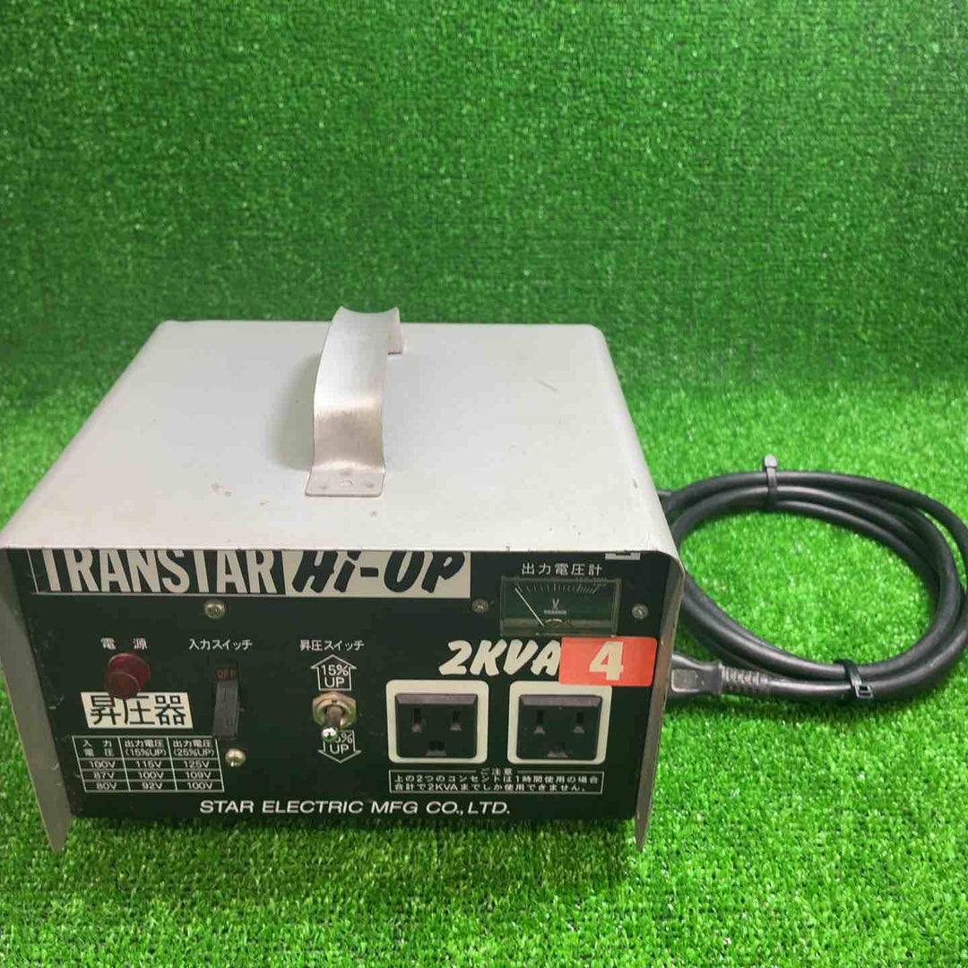 【中古品】 スズキッド(SUZUKID) 昇圧器 変圧器 SHU-20D トランスターハイアップ 【藤沢店】