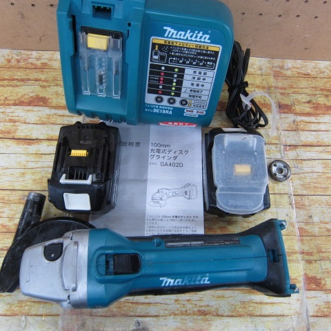 マキタ(makita) コードレスディスクグラインダ GA402DRF【川崎店】