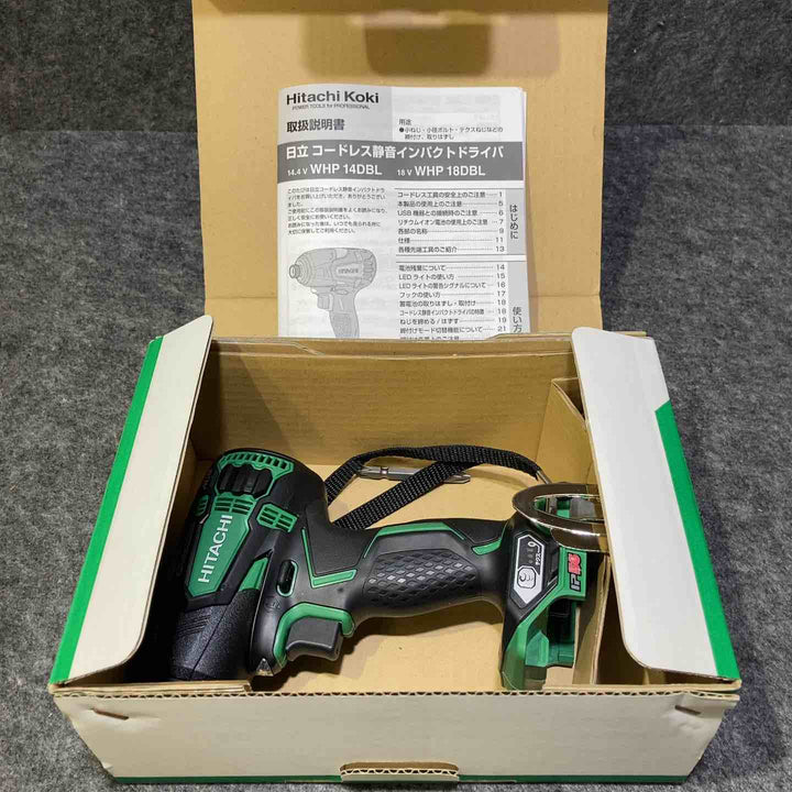 ハイコーキ(HIKOKI ※旧:日立工機) コードレスソフトインパクトドライバー WHP18DBL(NN)【桶川店】