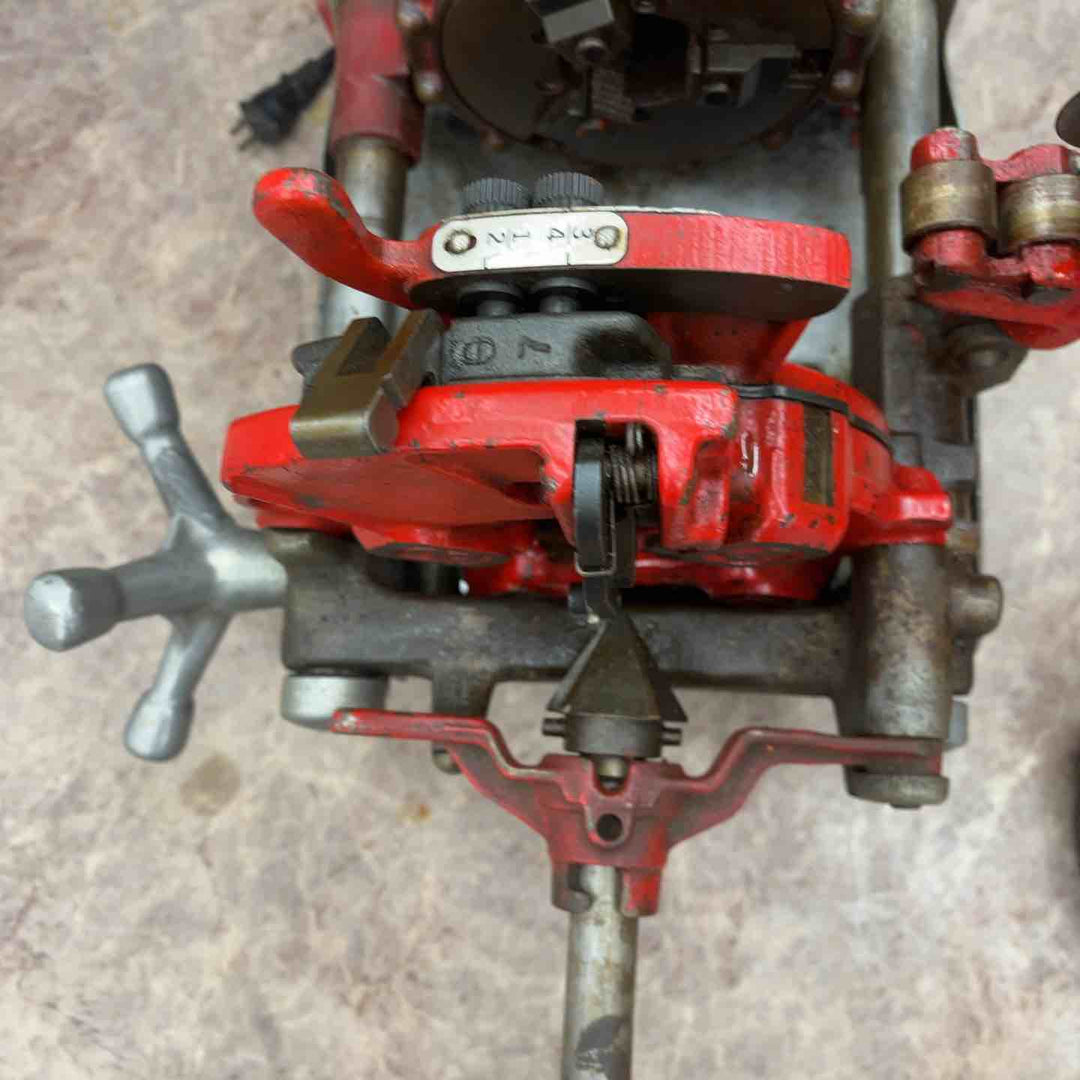 【店頭受取り限定】◇レッキス(REX) ねじ切り機 N40A3 N40AⅢダイヘッド2個付き(付属プラス1個)【所沢店】