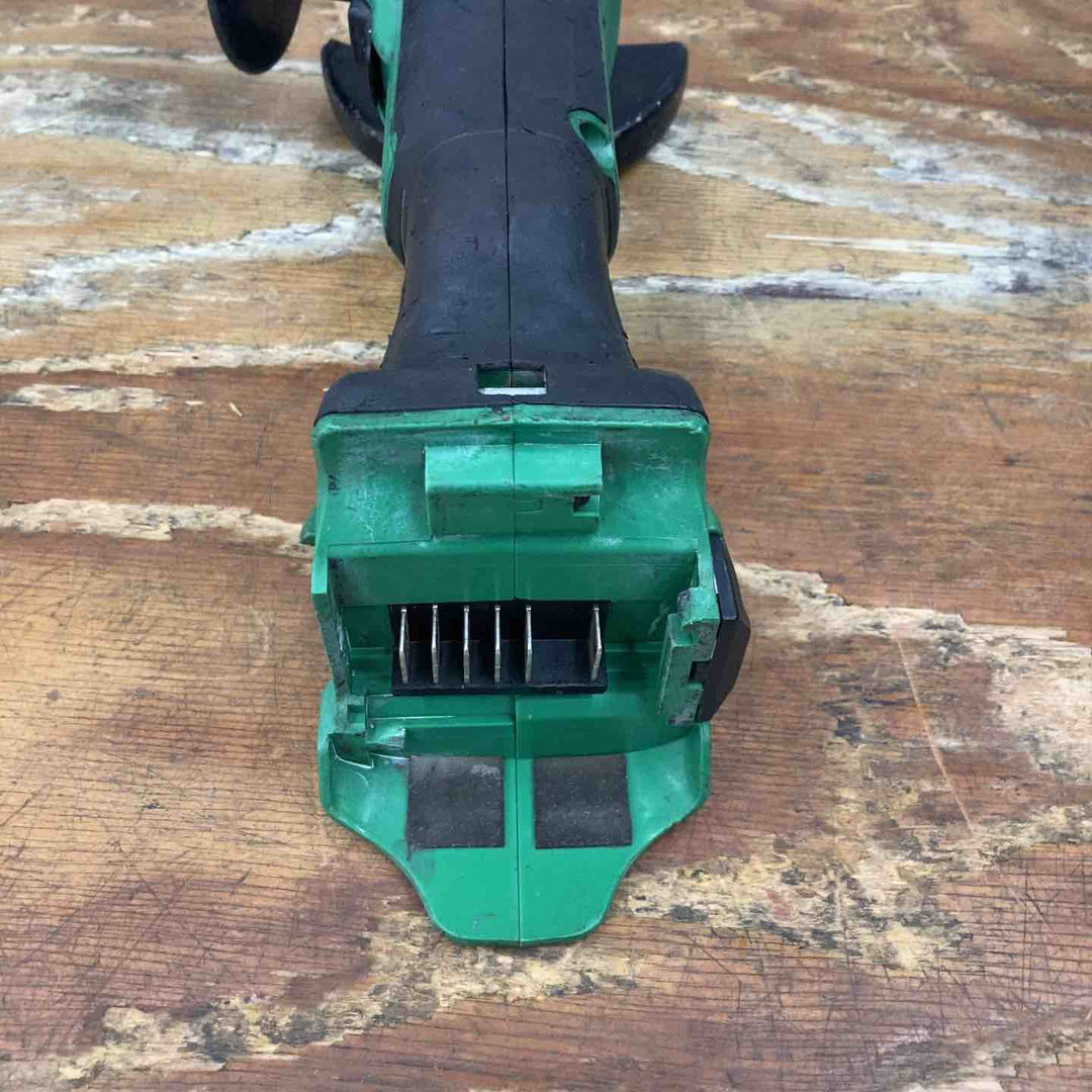 ◇ハイコーキ(HIKOKI ※旧:日立工機) コードレスディスクグラインダ G14DBVL(NN)グリーン 本体のみ【柏店】