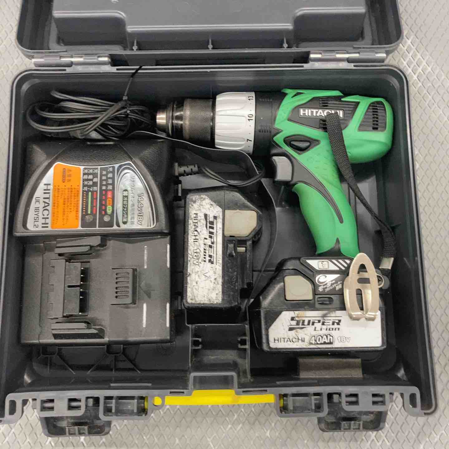 ★ハイコーキ(HIKOKI ※旧:日立工機) コードレス振動ドリルドライバー DV18DBL(2LLCK)(L)【所沢店】 ☆ハイコーキ(HIKOKI ※旧:日立工機) コードレス振動ドリルドライバー