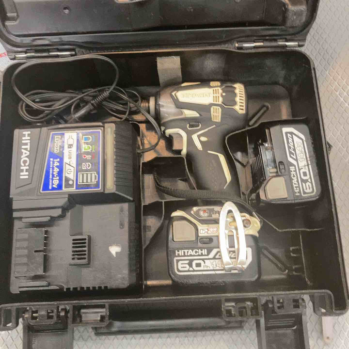 ★ハイコーキ(HIKOKI ※旧:日立工機) コードレスインパクトドライバー WH14DDL(2LSCK)(S)【所沢店】