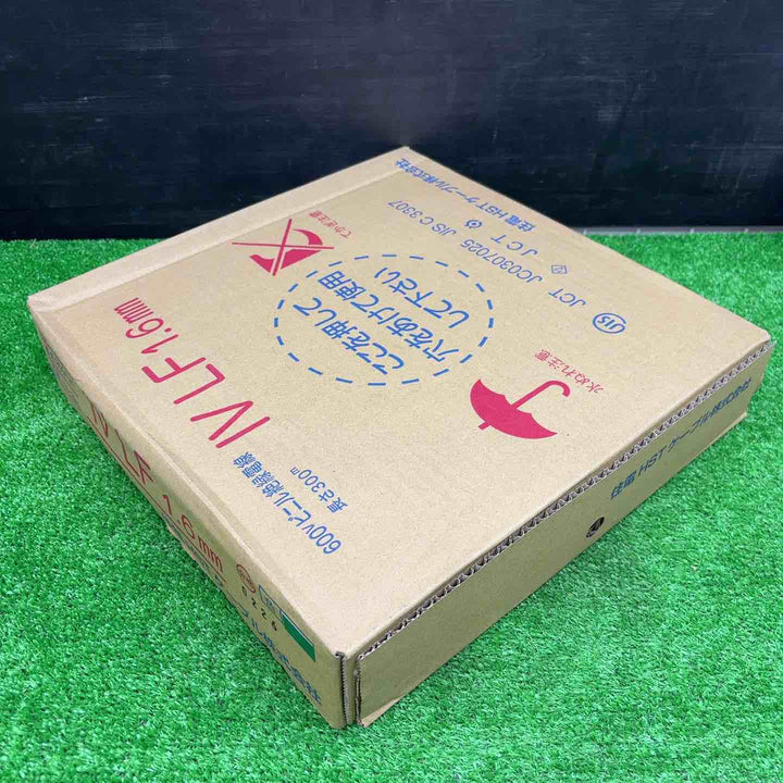 ★住電HSTケーブル株式会社 1.6ｍm IV線 緑 300m巻  箱、シュリンク付き【電材館越谷店】