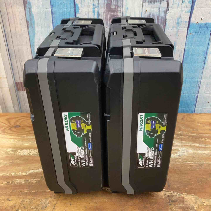 【未使用品】★ハイコーキ(HIKOKI ※旧:日立工機) コードレスインパクトドライバ スパイダーイエロー WH36DD(2XHYSZ) 2台セット まとめ売り 純正【柏店】