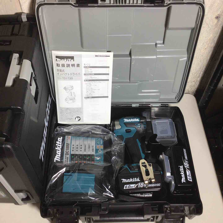 【未使用品】 マキタ makita コードレス インパクトドライバー TD173DRGX TD173DRGXB TD173DRGXO 5台 インパクト 青 ブルー 黒 ブラック オリーブ【戸田店】