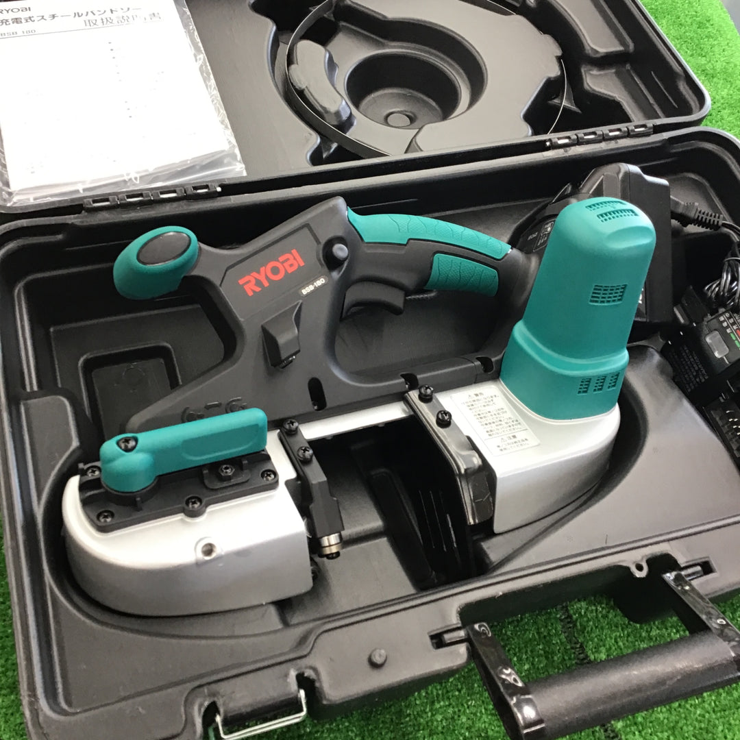 RYOBI　充電式スチールバンドソー　BSB-180　フルセット　5.0Ahバッテリ1個　充電器付き【桶川店】