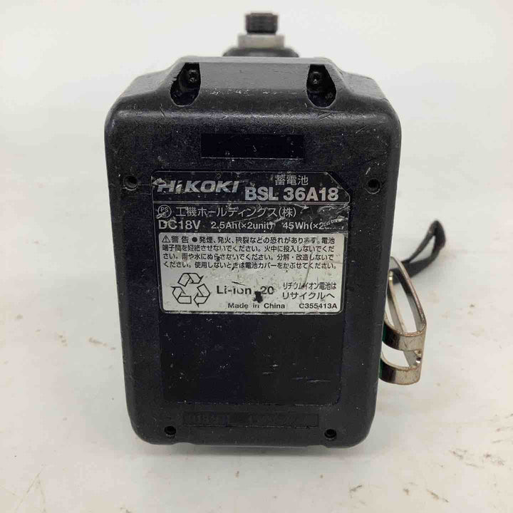 ★ハイコーキ(HIKOKI ※旧:日立工機) コードレスインパクトドライバー WH18DDL2(2LXPK)(L)【狭山】