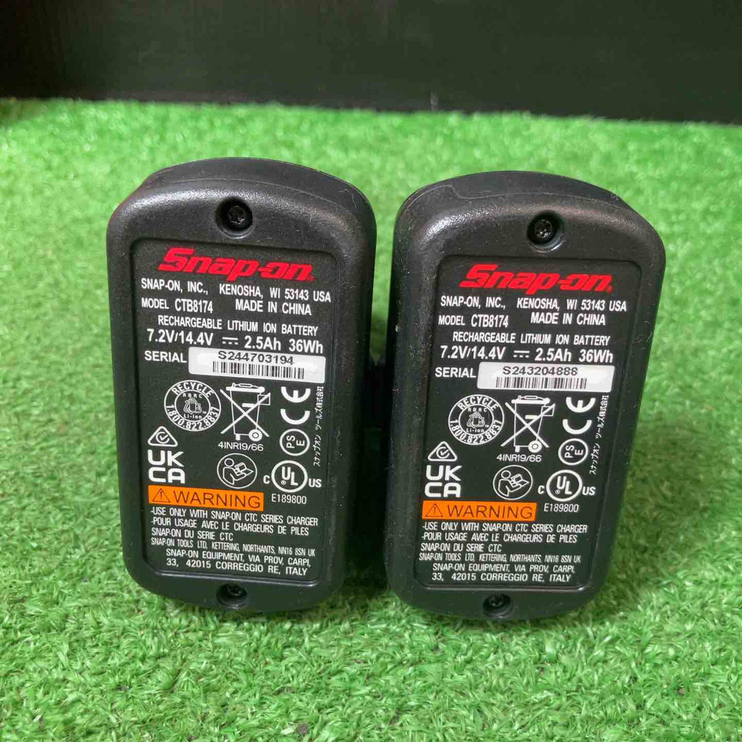 スナップオン/Snap-on コードレスドリルドライバー CDR861HVJ2 イエロー ※保管汚れ・スレや傷みがあります【岩槻店】
