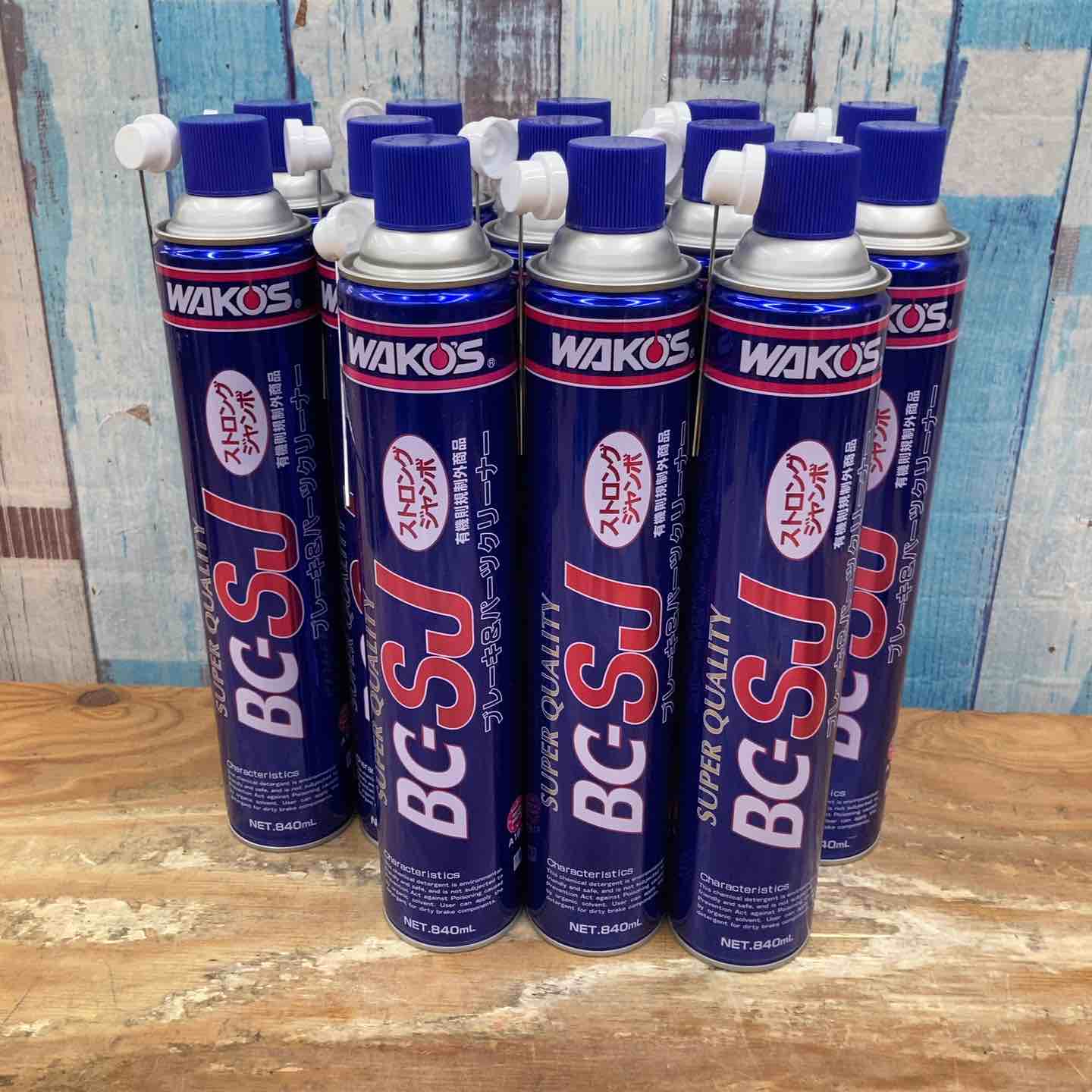 ワコーズ　BCーSJ ストロングジャンボ　ブレーキu0026パーツクリーナー　3本セット ☆新品未使用☆ワコーズ ブレーキクリーナー BC -SJ ジャンボ１ケース