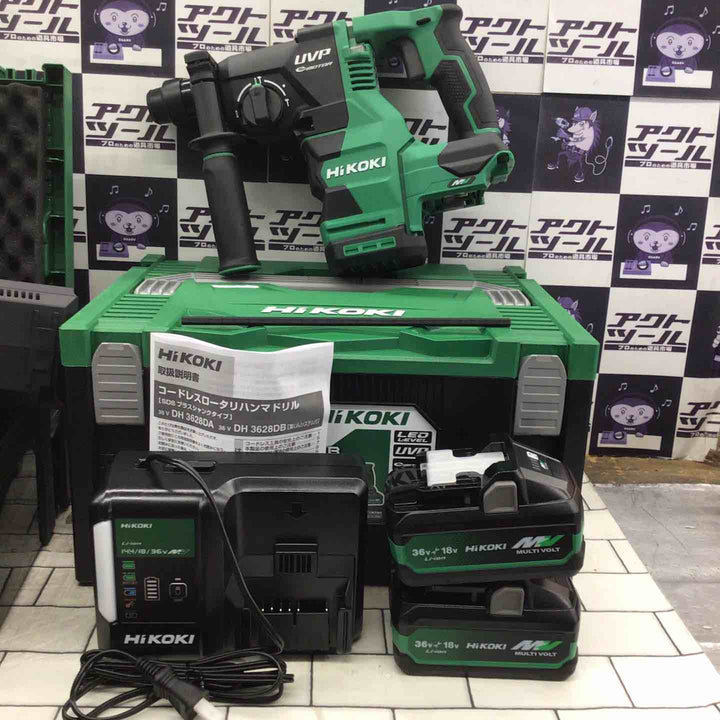 ★ハイコーキ(HIKOKI ※旧:日立工機) コードレスハンマドリル DH3628DB(2WPZ)【所沢店】