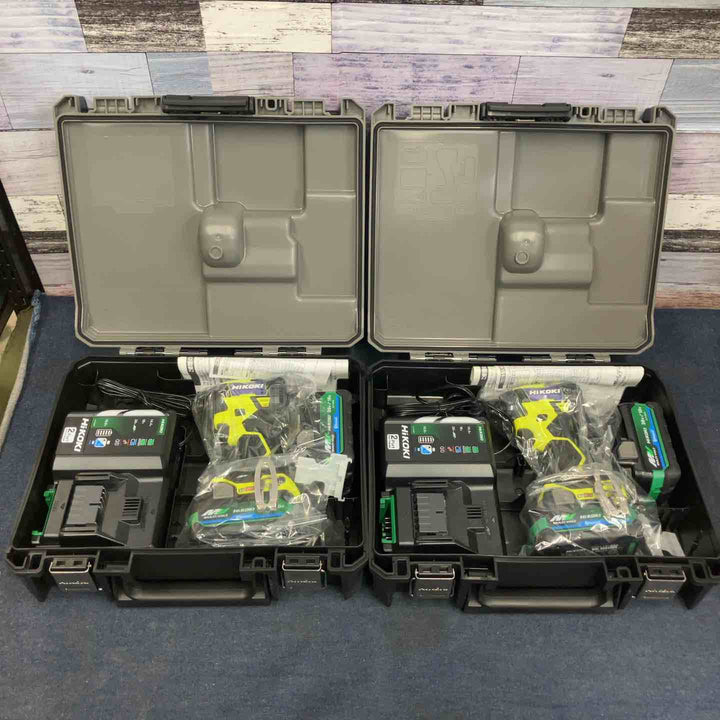 ハイコーキ(HIKOKI ※旧:日立工機) コードレスインパクトドライバ スパイダーイエロー WH36DD(2XHYSZ) 2個セット【八潮店】