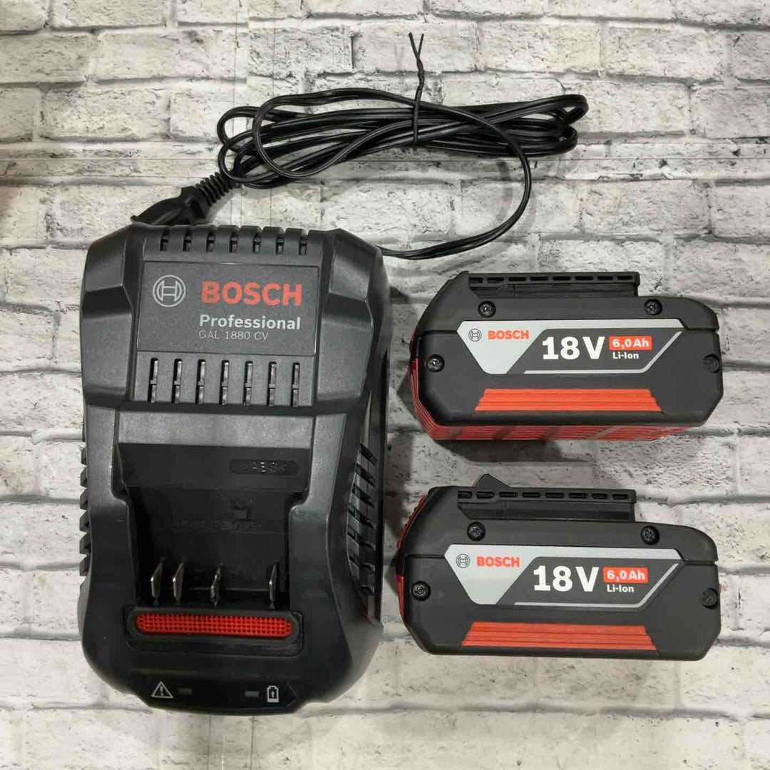◇ボッシュ(BOSCH) コードレスインパクトドライバー (6.0Ahバッテリー2個・充電器・キャリングケース付) GDR18V-200C6【川口店】