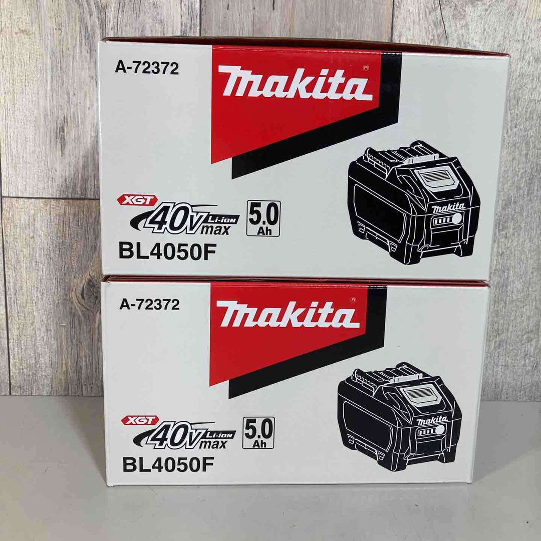 【未使用品】★マキタ(makita) リチウムイオンバッテリー 40Vmax/5.0Ah BL4050F　二個セット【戸田店】