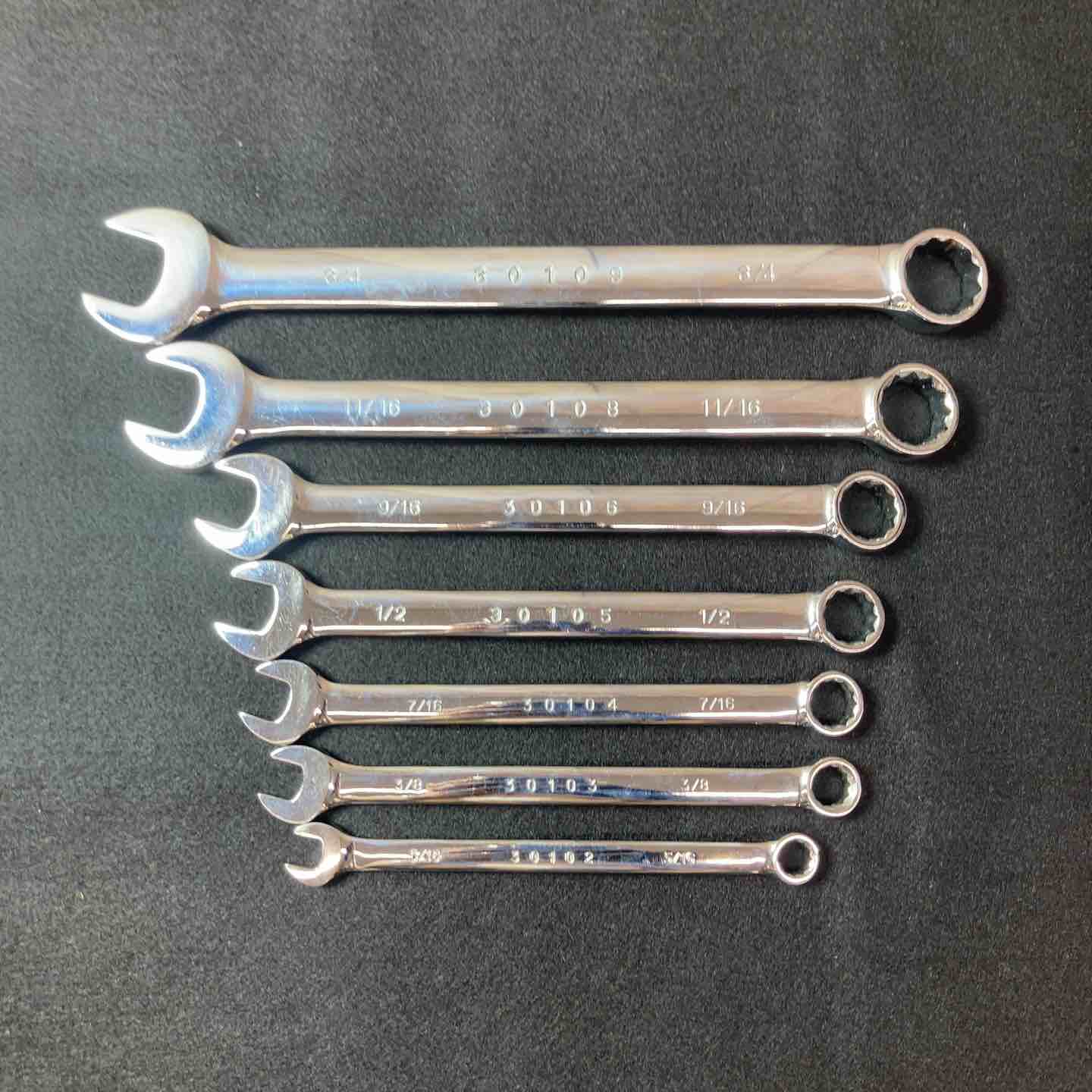 【中古品】 シグネット(SIGNET) 30102～30109 コンビネーションレンチ 7本セット 【東大和店】 中古品】 シグネット(SIGNET) 30102～30109 コンビネーションレンチ 7
