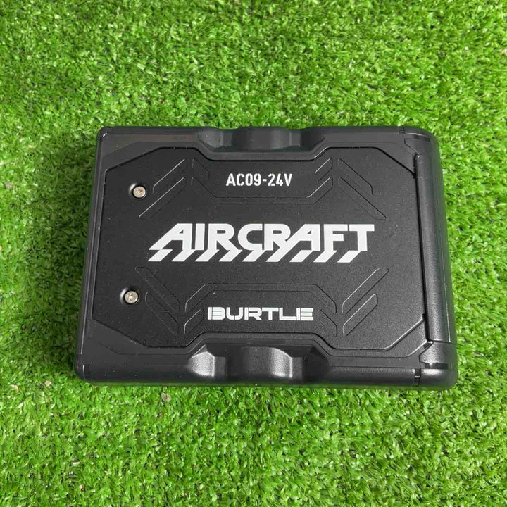 [バートル] カラーファン+24Vバッテリーセット AC09+AC09-1 エアークラフト AIRCRAFT 京セラ製 2025年モデル バッテリーのカラー:78マットブラック/ファンのカラー:35ブラック【草加店】