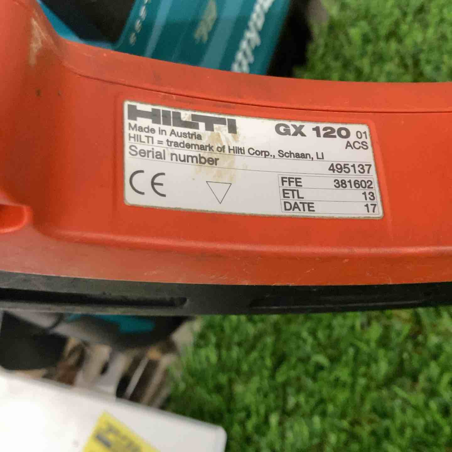◇ヒルティ(HILTI) ガス式鋲打機 GX120※純正ガス缶生産終了品【戸田店】 ◇ヒルティ(HILTI) ガス式鋲打機 GX120 ※純正ガス缶生産終了品【戸田店