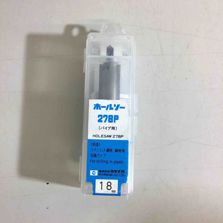 ミヤナガ 278パイプΦ18 278P018【戸田店】