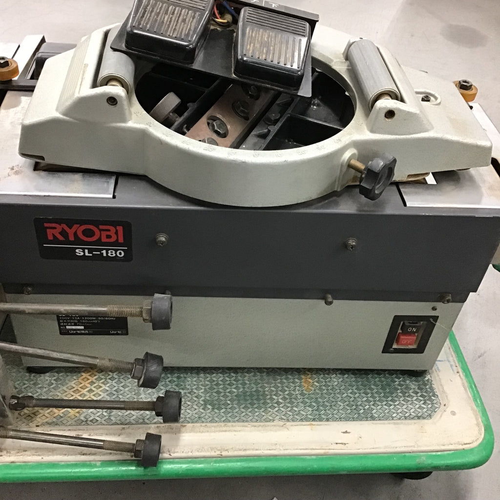 RYOBI　リョービ　SLA-18T　超仕上げカンナ　フットペダル付 RYOBI リョービ SLA-18T 超仕上げカンナ フットペダル付