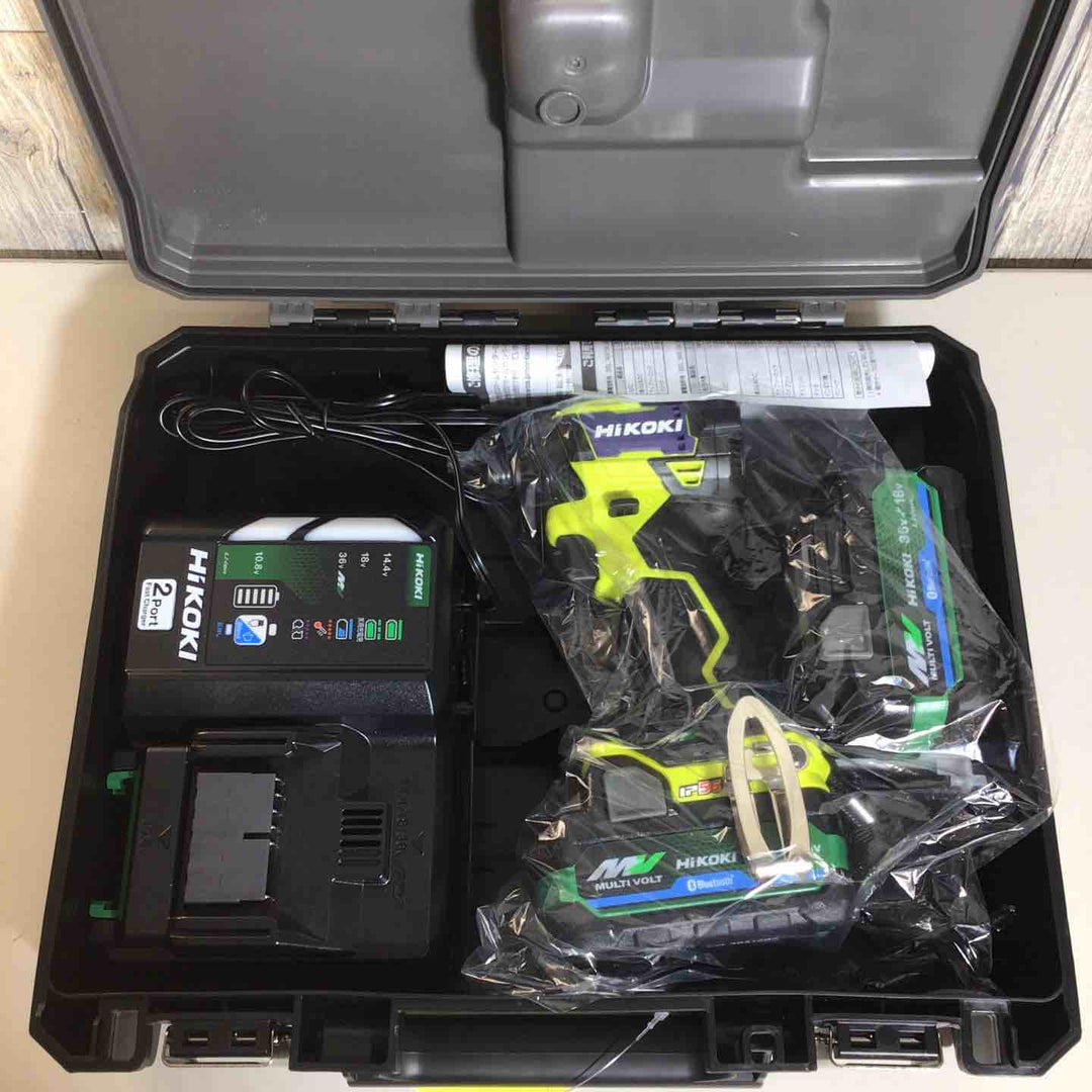 ★ハイコーキ(HIKOKI ※旧:日立工機) コードレスインパクトドライバ スパイダーイエロー WH36DD(2XHYSZ)【戸田店】