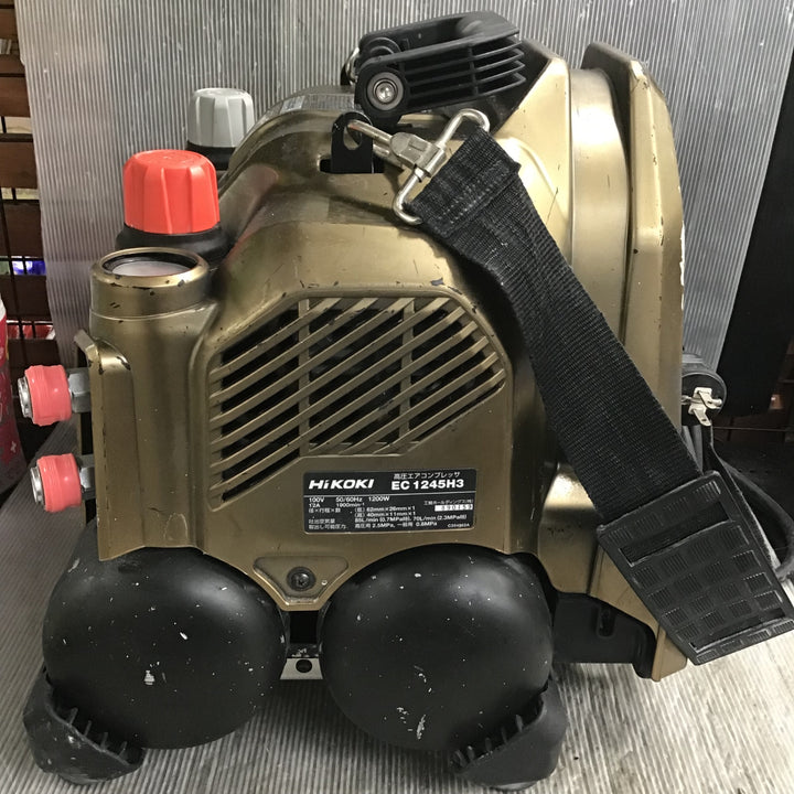 ★ハイコーキ(HIKOKI ※旧:日立工機) 高圧エアコンプレッサ EC1245H3(CTN)【草加店】