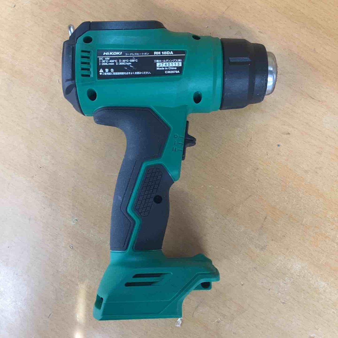 ★ハイコーキ(HIKOKI ※旧:日立工機) コードレスヒートガン RH18DA(NN) 付属品あり【越谷店】