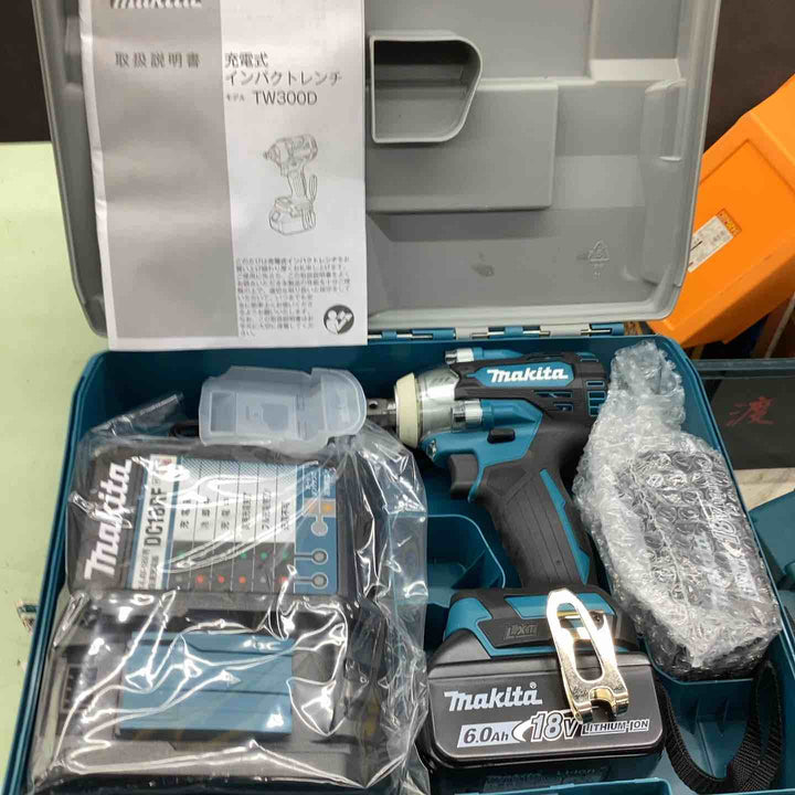 ★マキタ(makita) コードレスインパクトレンチ TW300DRGX 傷汚れ有 ケース割れ有【越谷店】