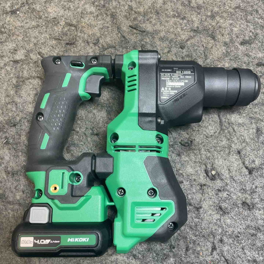 ハイコーキ(HiKOKI) 10.8V コードレス ハンマドリル  DH12DD(2LSK)【桶川店】