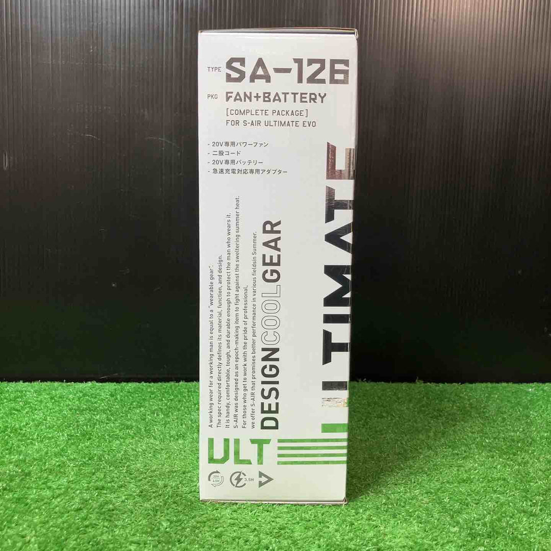 【未使用品(店頭展示品)】シンメン SA-126 (2026年モデル！) 空調服用 ファンバッテリー付フルセット RE8 06BK 20V【岩槻店】