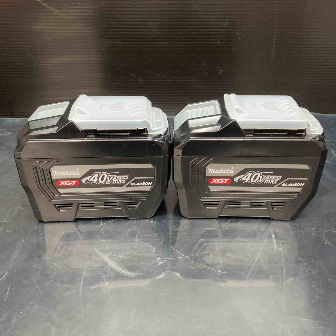 売り切り！【未使用品】★マキタ(makita) リチウムイオンバッテリー 40Vmax/8.0Ah BL4080H 2個セット【川越店】