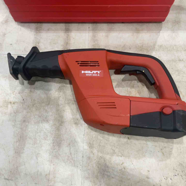【ジャンク品】◇ヒルティ(HILTI) コードレスセーバソー(レシプロソー) WSR650-A 保証なし【川口店】