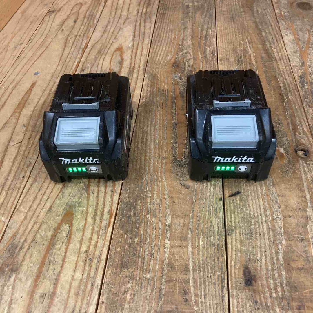 マキタ(makita) リチウムイオンバッテリー 40Vmax/4.0Ah BL4040F 2点セット[充電回数55。19]【所沢店】
