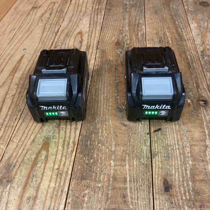 マキタ(makita) リチウムイオンバッテリー 40Vmax/4.0Ah BL4040F 2点セット[充電回数55。19]【所沢店】