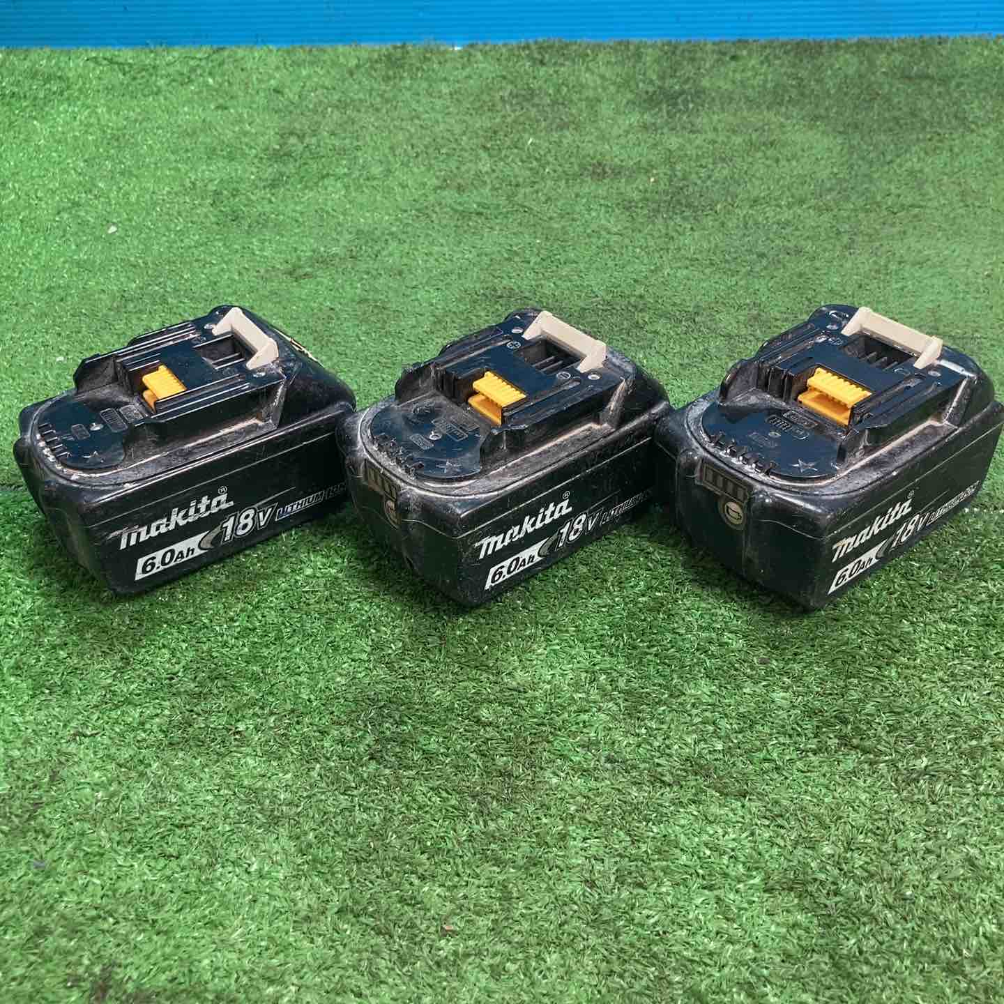 ジャンク品】マキタ(makita) 純正バッテリー15点 18V6.0Ah残量表示付