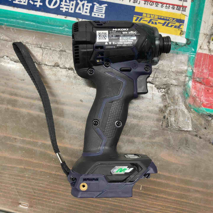 ★ハイコーキ(HIKOKI ※旧:日立工機) コードレスインパクトドライバー WH36DC(NND)　本体のみ【戸田店】