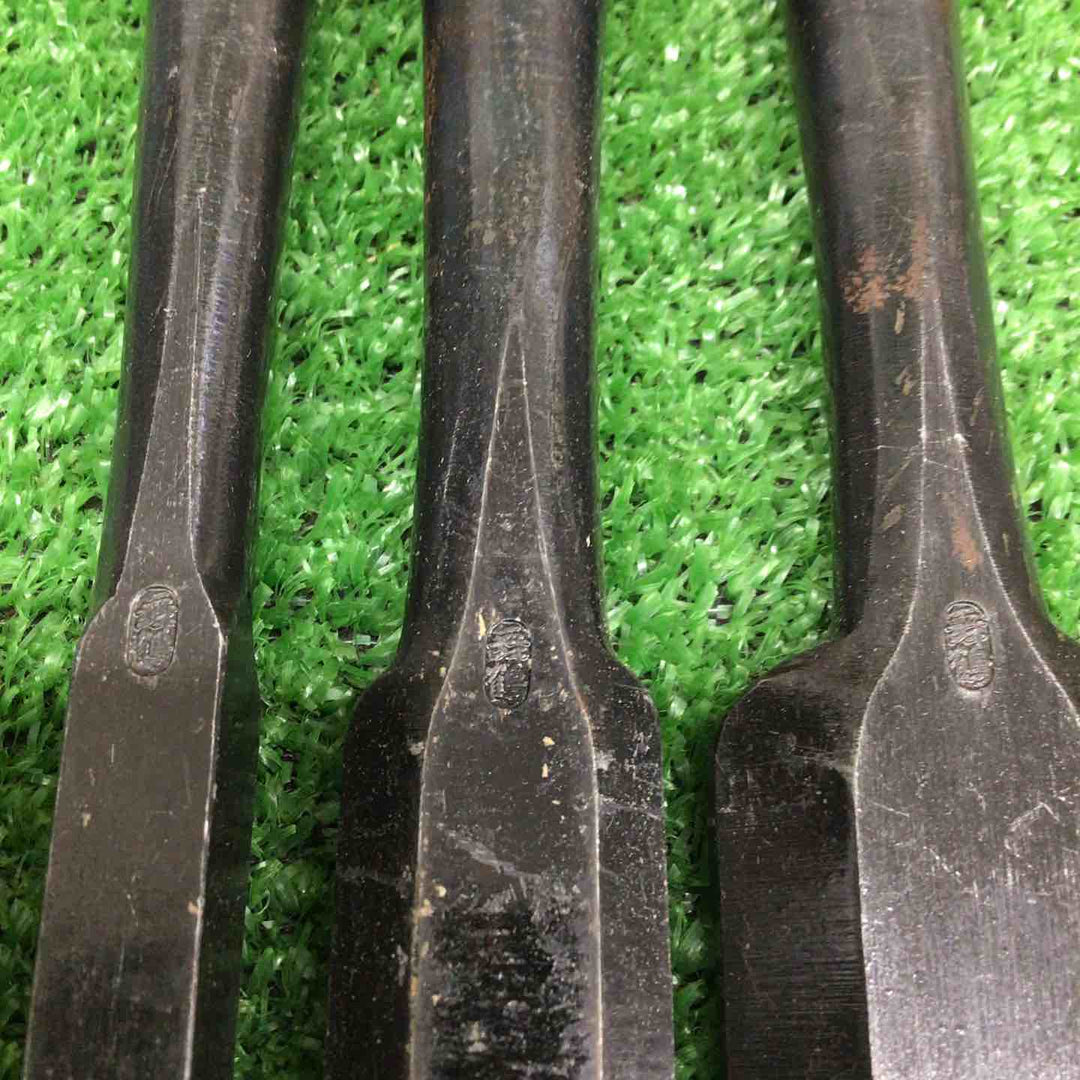 【中古・現状品】 舞鶴 銘 鑿 のみ ＊3本組 【鴻巣店】