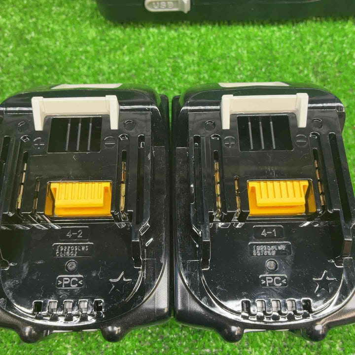 マキタ(makita) リチウムイオンバッテリー 18V/6.0Ah BL1860B 充電回数1回、2回/充電器 DC18RF セット【藤沢店】