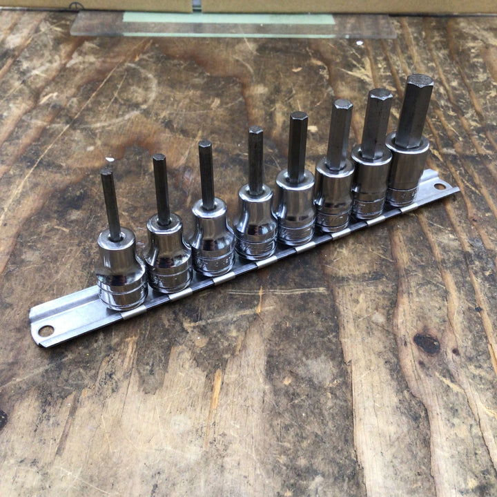 【中古品】スナップオン/Snap-on 3/8"スタンダードヘックスソケット FA4E~FA12E 8pcs【柏店】