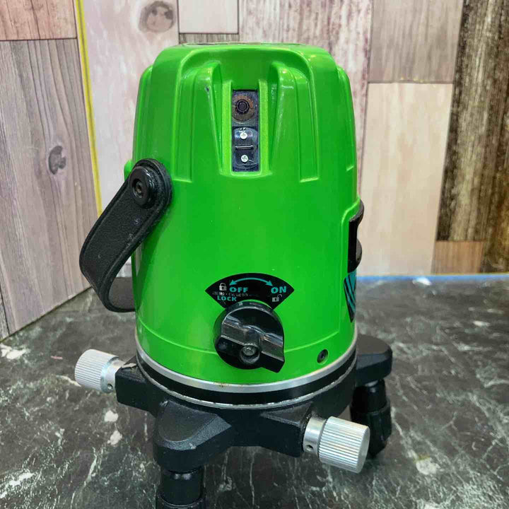 〇山真製鋸 グリーンレーザー墨出器 GA-06BB 6ライン(4方向大矩照射) エイリアンBB 単3電池&AC電源の2電源方式【八潮店】