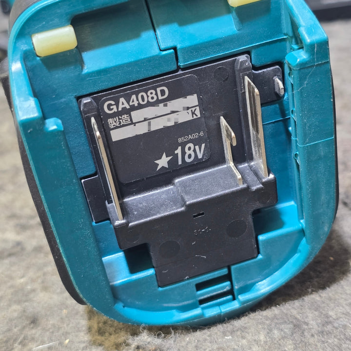 【中古品・18V 3.0Ahバッテリ付き！】マキタ(makita) 100mmコードレスディスクグラインダ GA408DZ【桶川店】