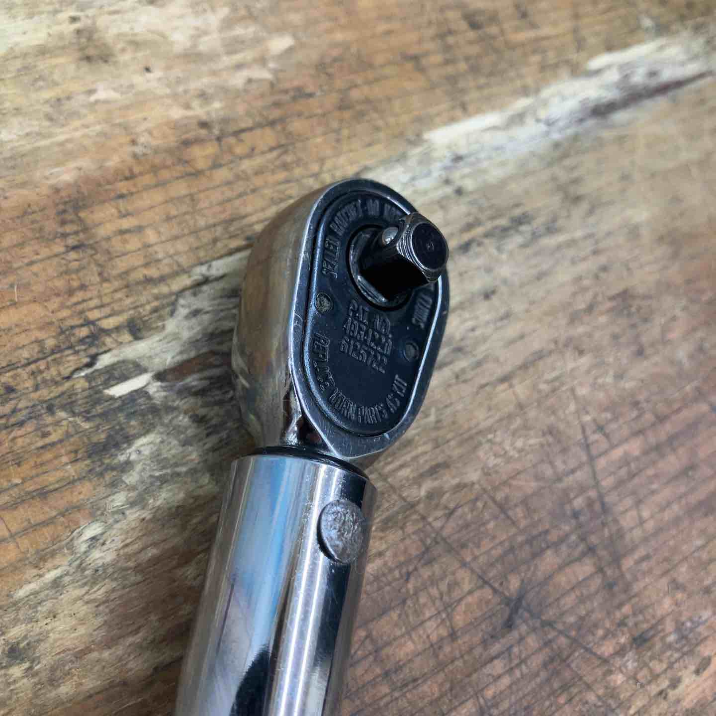 中古品】△スナップオン(Snap-on) 1/4トルクレンチ QD1R200 未校正【柏