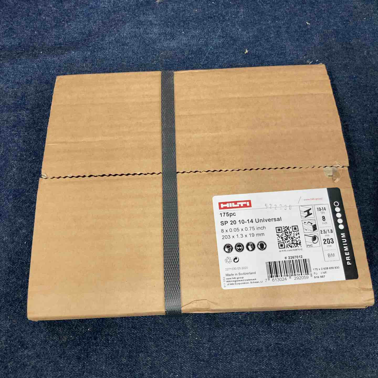 ヒルティ　レシプロソー替刃　175P 203mm HILTI/ヒルティ 203mm レシプロソー用ブレード 替刃 175枚セット