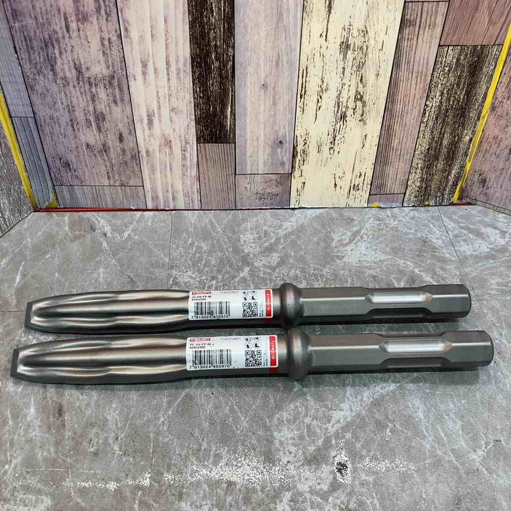【未使用品】2本セット HILTI ヒルティ フラットポイントチゼル TE-HX FP 40 【八潮店】