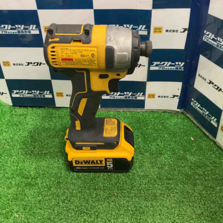 DEWALT デウォルト DCF787 20V5.0Ahバッテリー1個 付き【草加店】