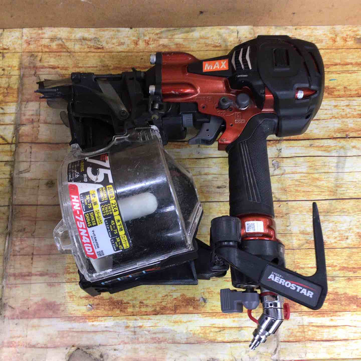 ★マックス(MAX) 高圧エア釘打ち機 HN-75N4(D)-R【川崎店】