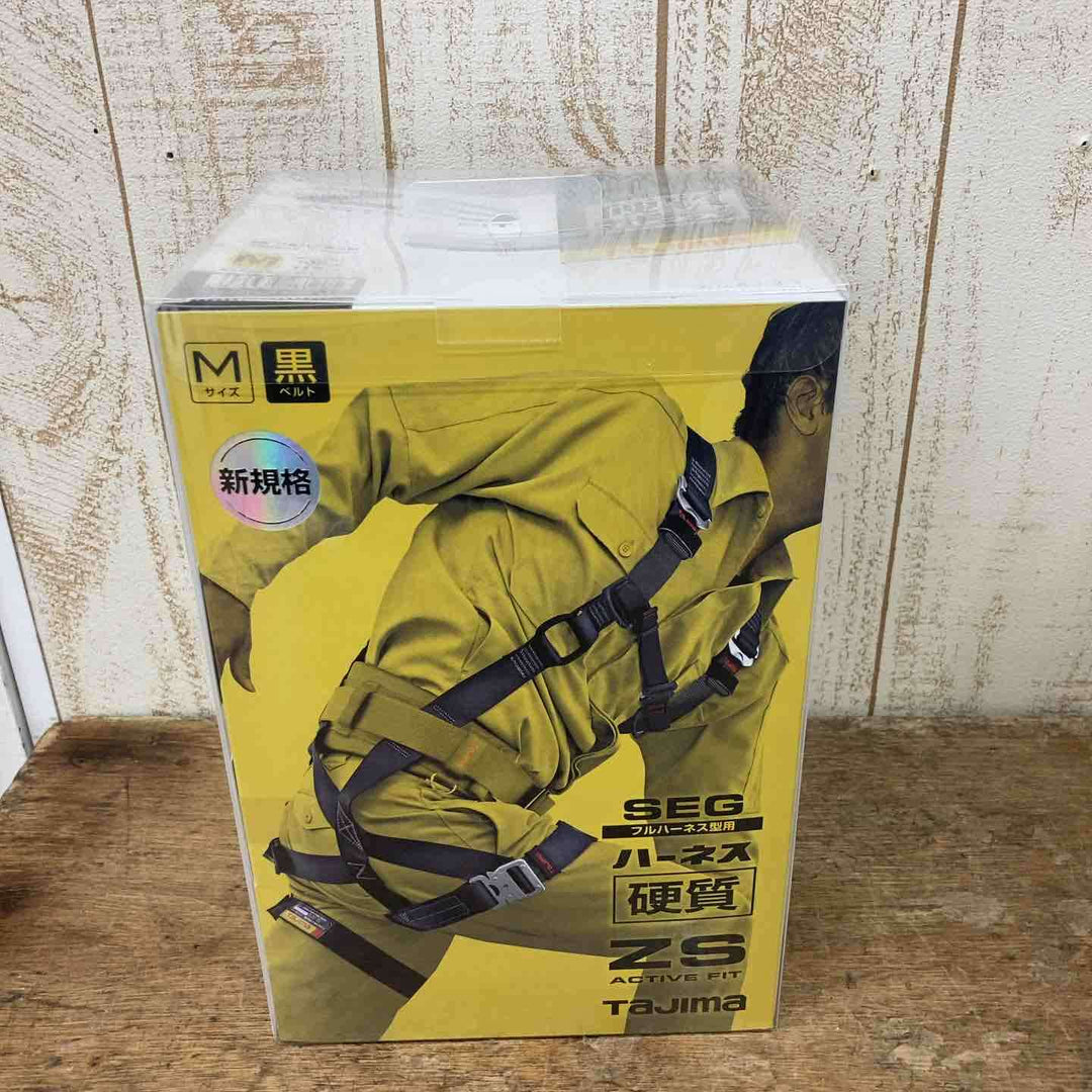 □タジマ(Tajima) ハーネスZS 黒 Mサイズ AZSM-BK【柏店】